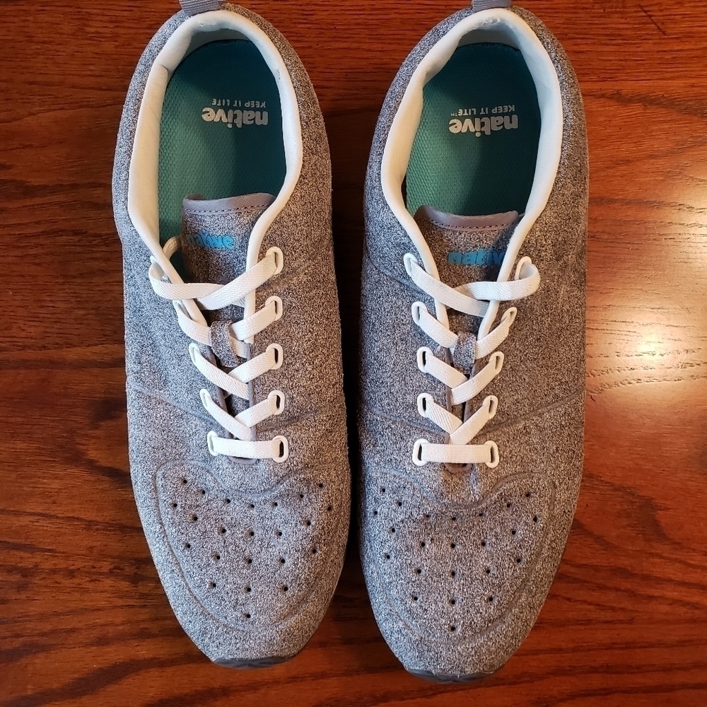 Native Gray Cornell Sneakers Size 12